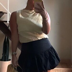 Draped Zara Butter Yellow Top